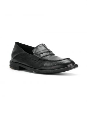 Loafers s oděrkami Officine Creative černé
