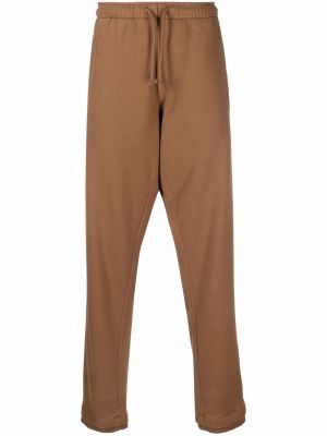 Pantalones rectos con cordones 424 marrón
