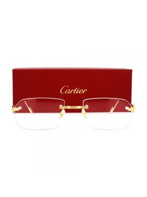 Okulary Cartier żółte