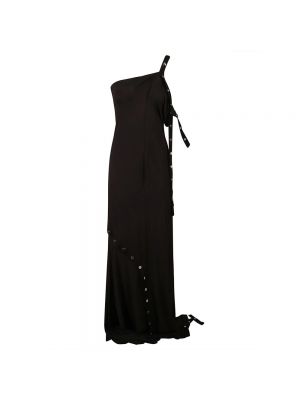 Sukienka długa The Attico czarna