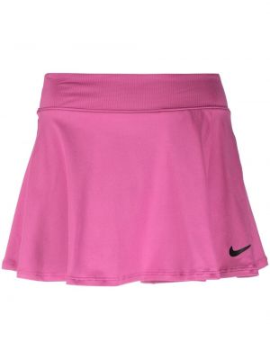Tenisová sukňa s potlačou Nike - ružová