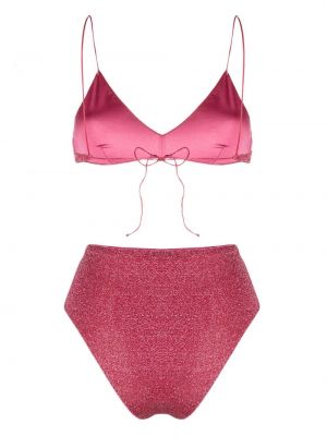 Bikini à paillettes Oséree rose