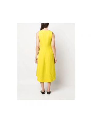 Sukienka midi Calcaterra żółta