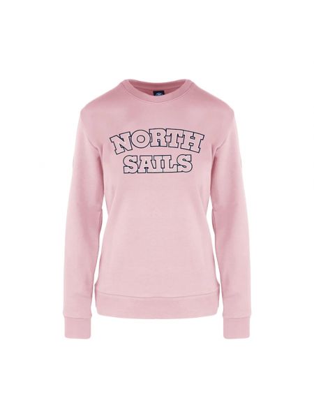 Sweatshirt aus baumwoll mit rundem ausschnitt North Sails pink