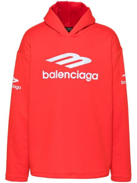 Sport hættetrøje Balenciaga rød