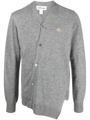 Cardigan de lână asimetric Comme Des Garçons Shirt gri