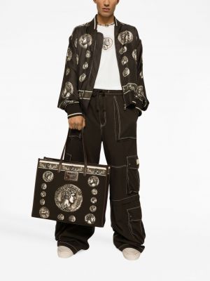 Shopper kabelka s potiskem Dolce & Gabbana