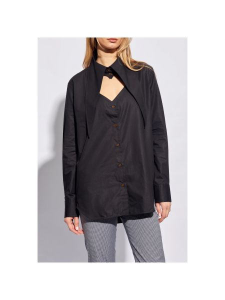 Blusa de algodón Vivienne Westwood negro