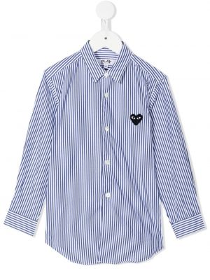 Skjorte for piger Comme Des Garcons Play Kids blå