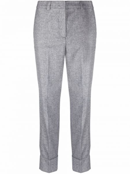 Pantalones de cintura alta Peserico gris