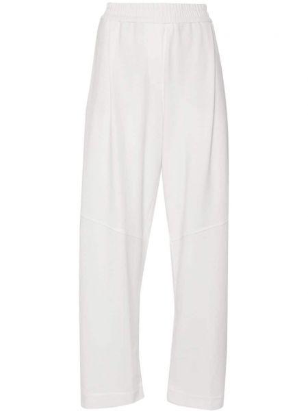 Rovné kalhoty Brunello Cucinelli bílé