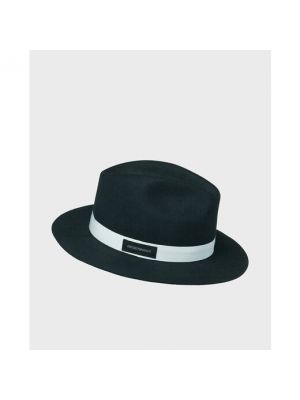 Sombrero de fieltro Emporio Armani negro