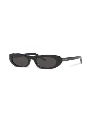 Okulary przeciwsłoneczne slim fit Saint Laurent Eyewear czarne