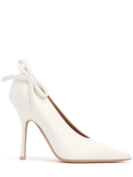 Pumps i satin Valentino Garavani vit