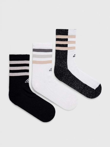 Ленени чорапи Adidas черно
