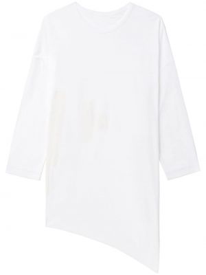 Bavlnené tričko s potlačou Y's biela