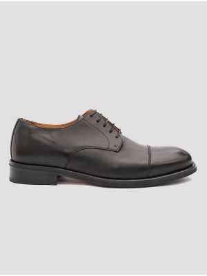 Кожаные туфли на шнуровке Mr. Mac Shoes черные