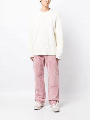 Dzianinowy sweter Five Cm biały