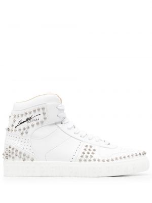 Deri sneaker Philipp Plein beyaz