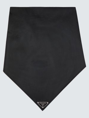 Найлонов шал Prada черно