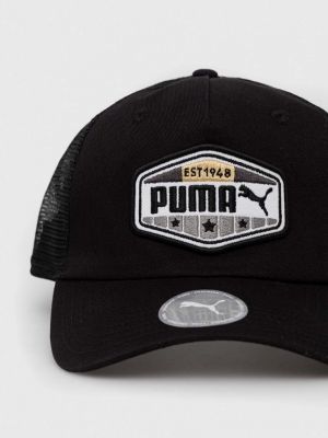Kapa s printom Puma crna