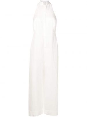 Λινή ολόσωμη φόρμα Osklen λευκό