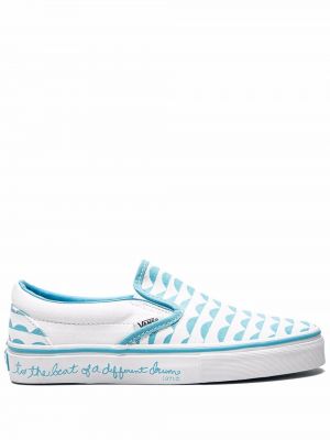 Klassiska tennisskor med slip-on Vans vit