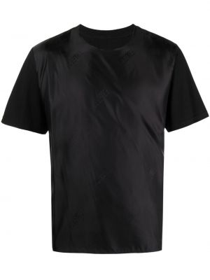 T-krekls ar apdruku Mm6 Maison Margiela melns