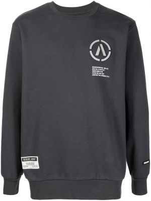 Rund hals trykt sweatshirt Izzue grå