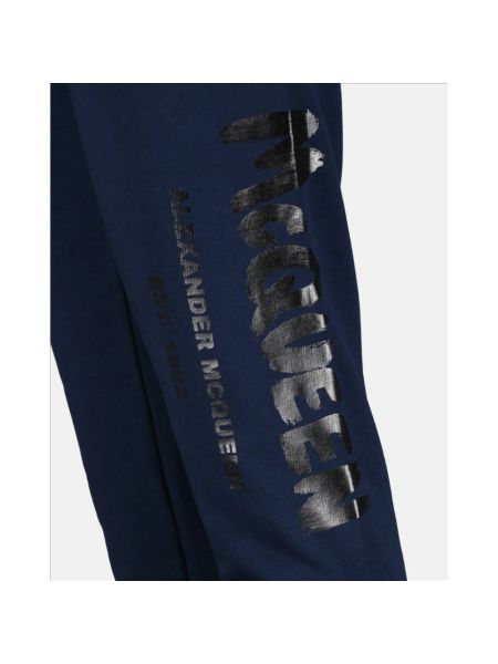 Pantalones de chándal Alexander Mcqueen azul