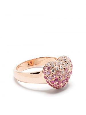 Z růžového zlata prsten Leo Pizzo