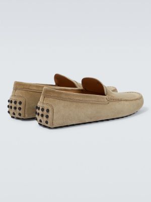Loafers in pelle scamosciata Tod's beige