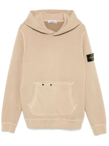 Hoodie Stone Island kahverengi