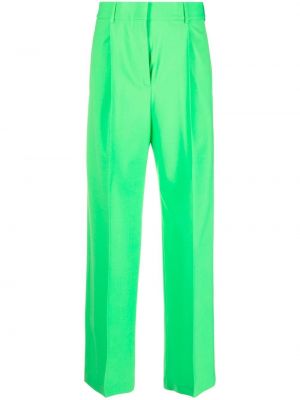 Pantaloni cu picior drept Msgm - Verde