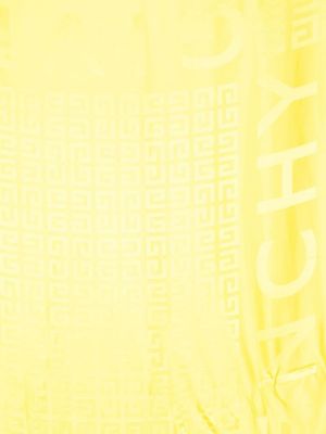 Jacquard schal mit print Givenchy gelb