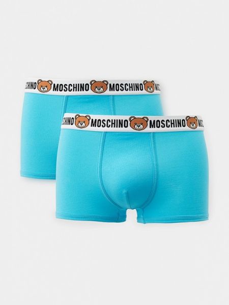 Боксеры Moschino Underwear голубые