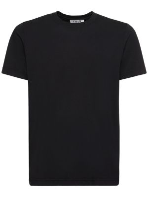 Camiseta de algodón lyocell Cdlp negro