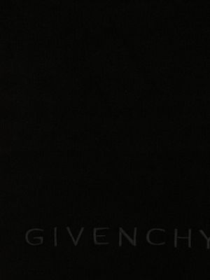 Echarpe brodée en laine Givenchy noir