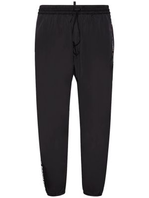 Nylonowe spodnie Dsquared2 czarne