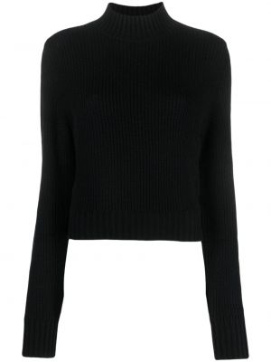 Кашмирен пуловер Le Kasha черно