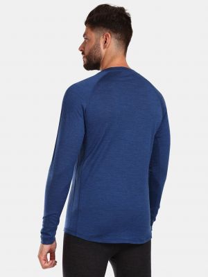 Tričko s dlouhým rukávem z merino vlny s dlouhými rukávy Kilpi modré