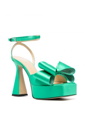 Sandály na platformě Mach & Mach zelené