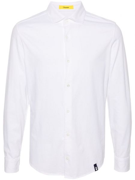 Класическа памучна дълга риза Drumohr бяло
