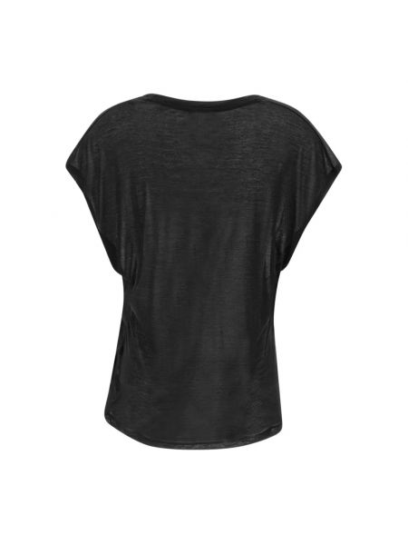 T-shirt mit v-ausschnitt Dondup schwarz