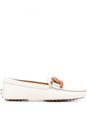 Leder loafer Tod's weiß