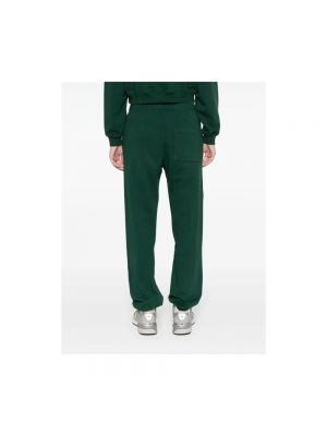 Pantalones de chándal de algodón Sporty & Rich verde