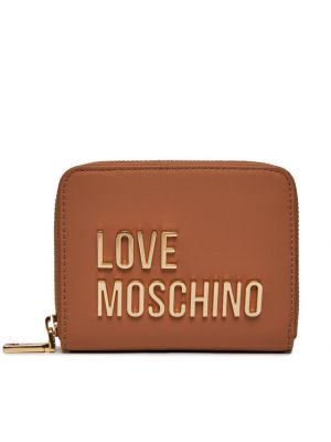 Peňaženka Love Moschino hnedá
