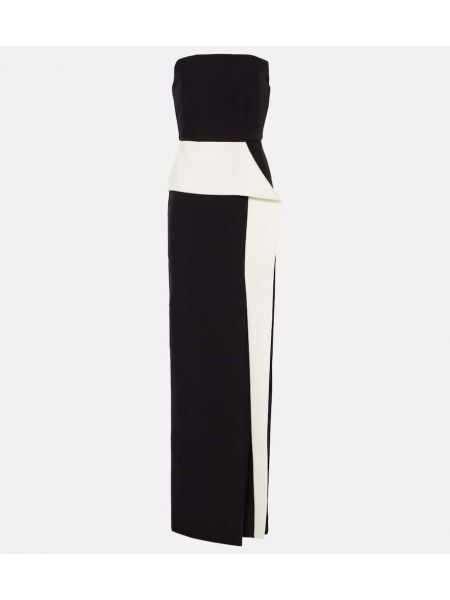 Straplez elbise Roland Mouret siyah