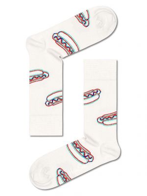 Білі шкарпетки Happy Socks