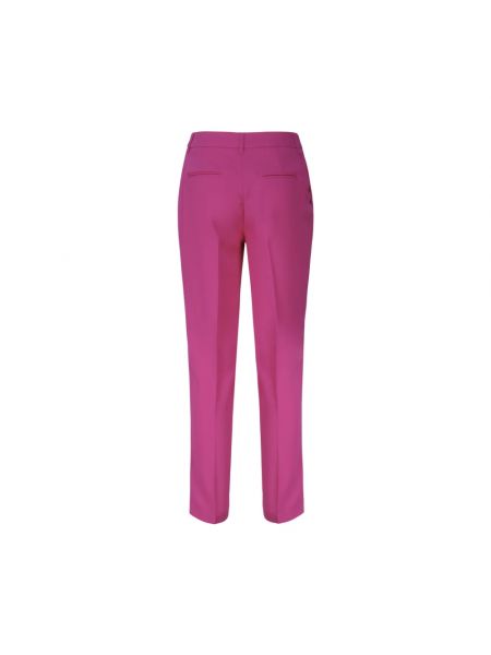 Pantalones rectos con cremallera Guess rosa